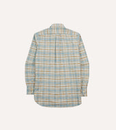 And Blue Check Cotton Two Pocket Work Shirt