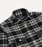 Check Cotton Two Pocket Work Shirt