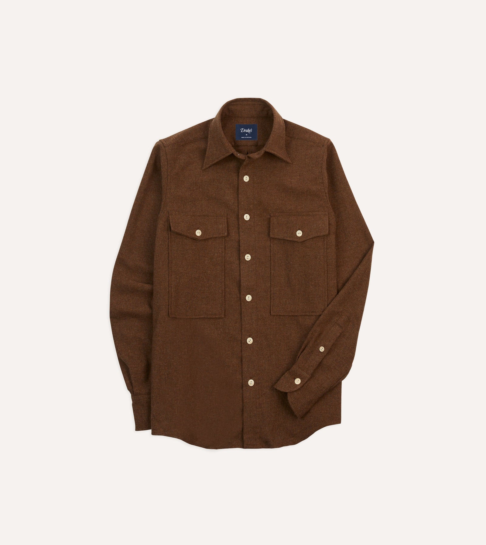 Wool Two Pocket Work Shirt
