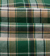 Green Check Cotton Two Pocket Work Shirt
