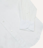 Linen Spread Collar Shirt