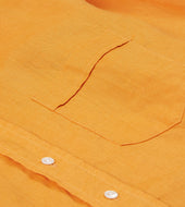 Linen Spread Collar Shirt