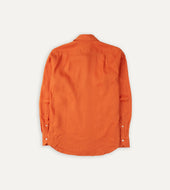 Linen Spread Collar Shirt