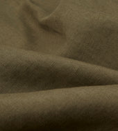Green Linen Spread Collar Shirt