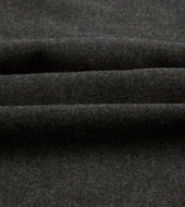 Grey Wool Four Pocket Camp Collar Work Shirt