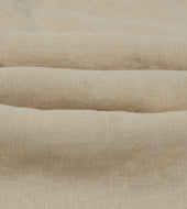 Linen Short Sleeve Camp Collar Military Shirt