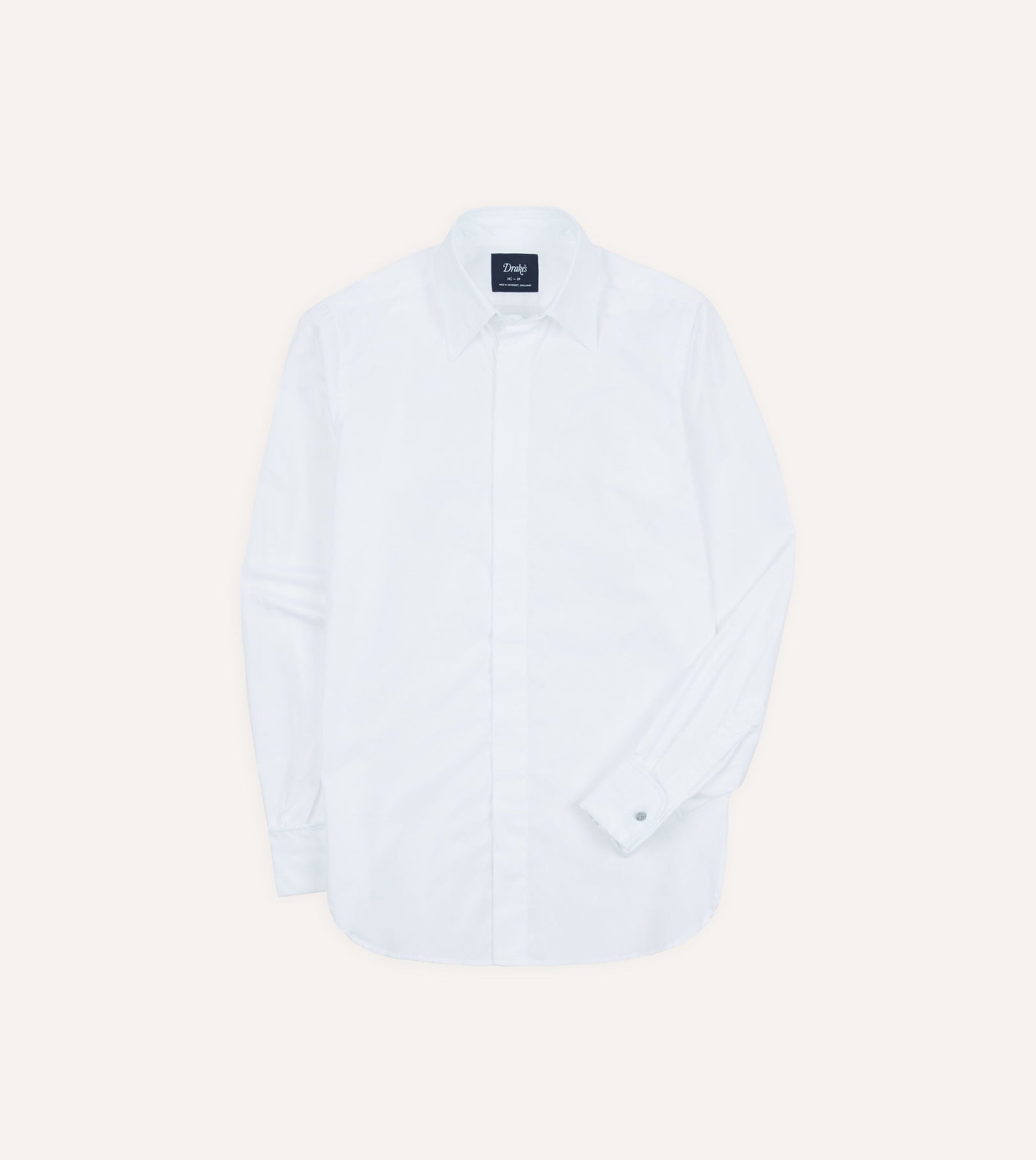Cotton Long Point Collar Dinner Shirt