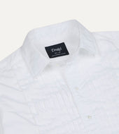 Cotton Pleated Bib Front Dinner Shirt