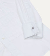 Cotton Pleated Bib Front Dinner Shirt