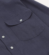 Linen Button Down Collar Shirt