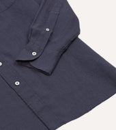Linen Button Down Collar Shirt