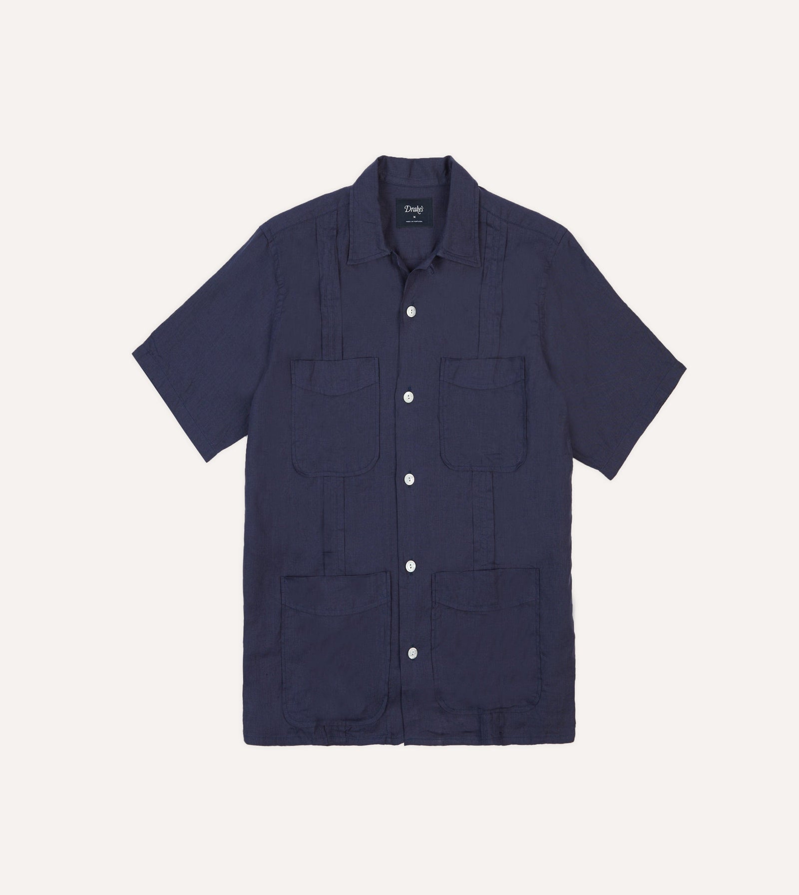 Linen Short Sleeve Cuban Shirt