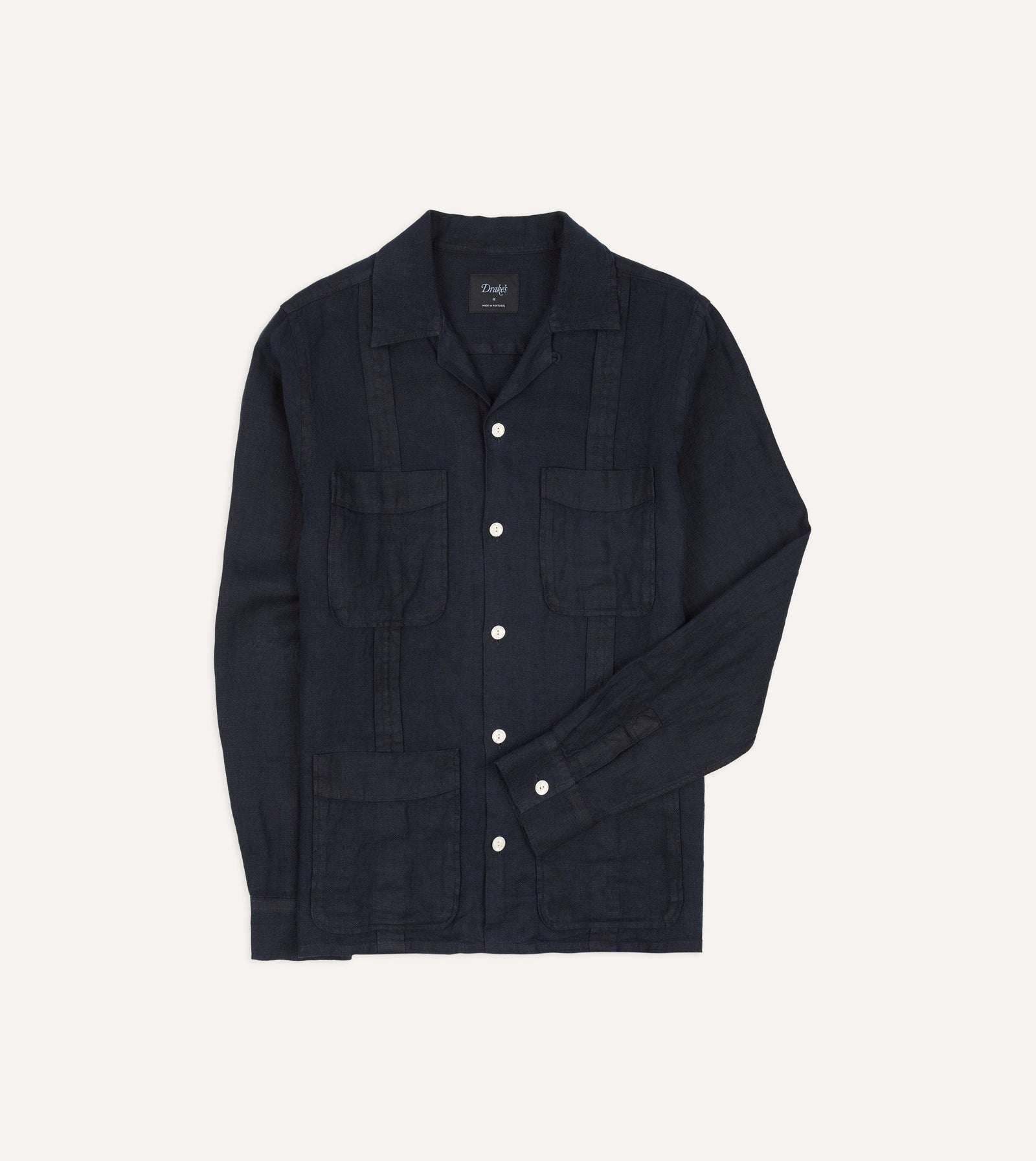 Linen Twill Cuban Shirt