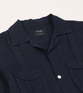 Linen Twill Cuban Shirt