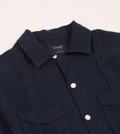 Linen Twill Cuban Shirt