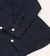 Linen Twill Cuban Shirt