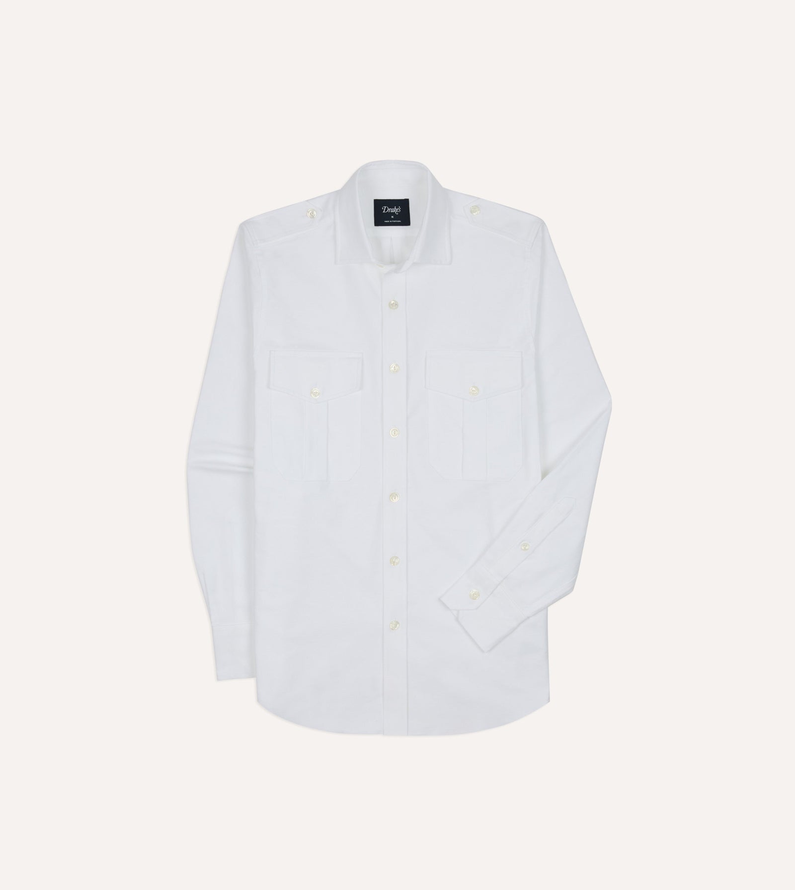 Oxford Cotton Military Shirt