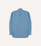 Bleach Wash Denim Military Shirt