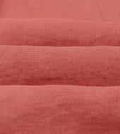 Pink Linen Pintuck Military Shirt