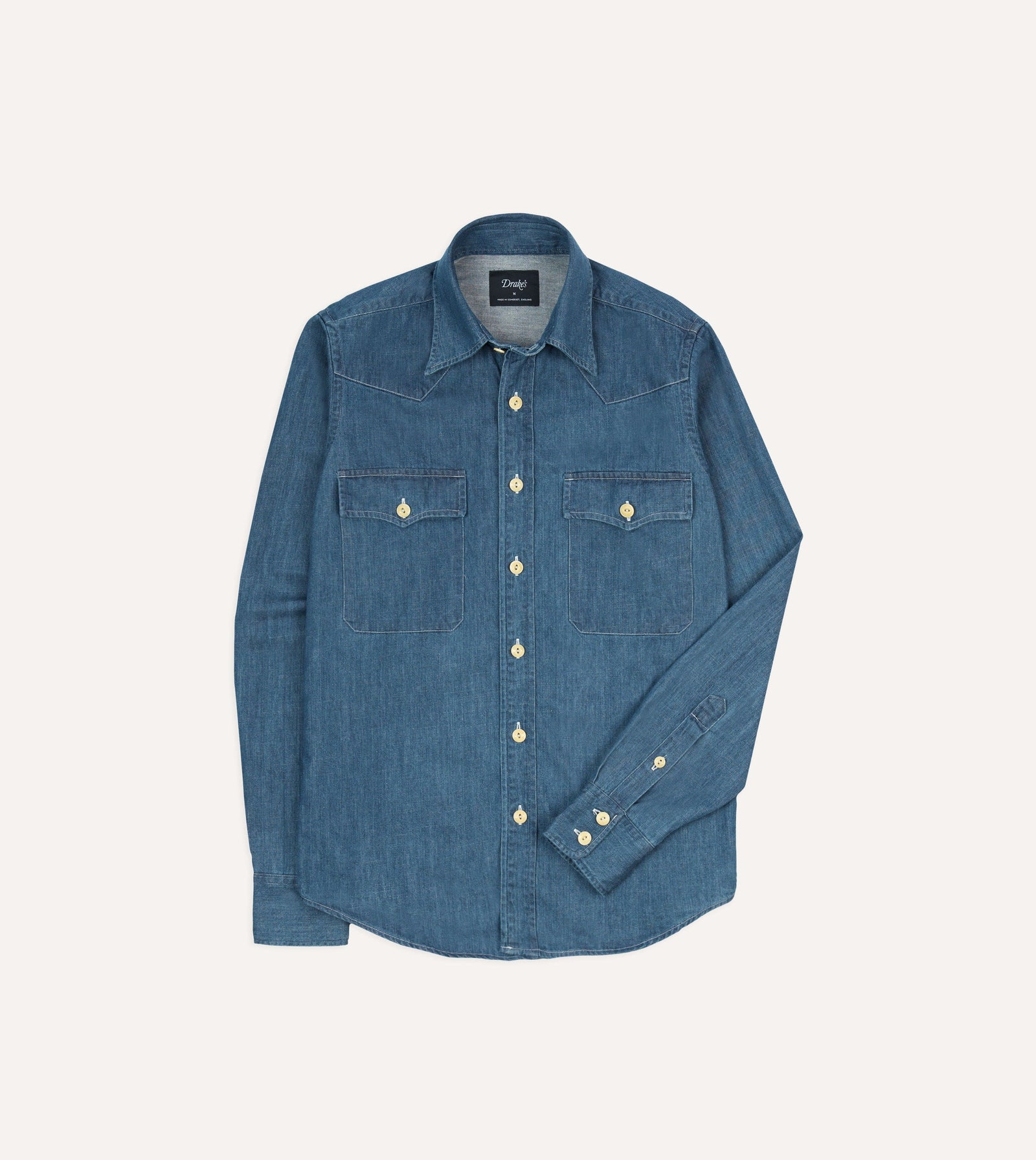 Wash Two Pocket Western Shirt
