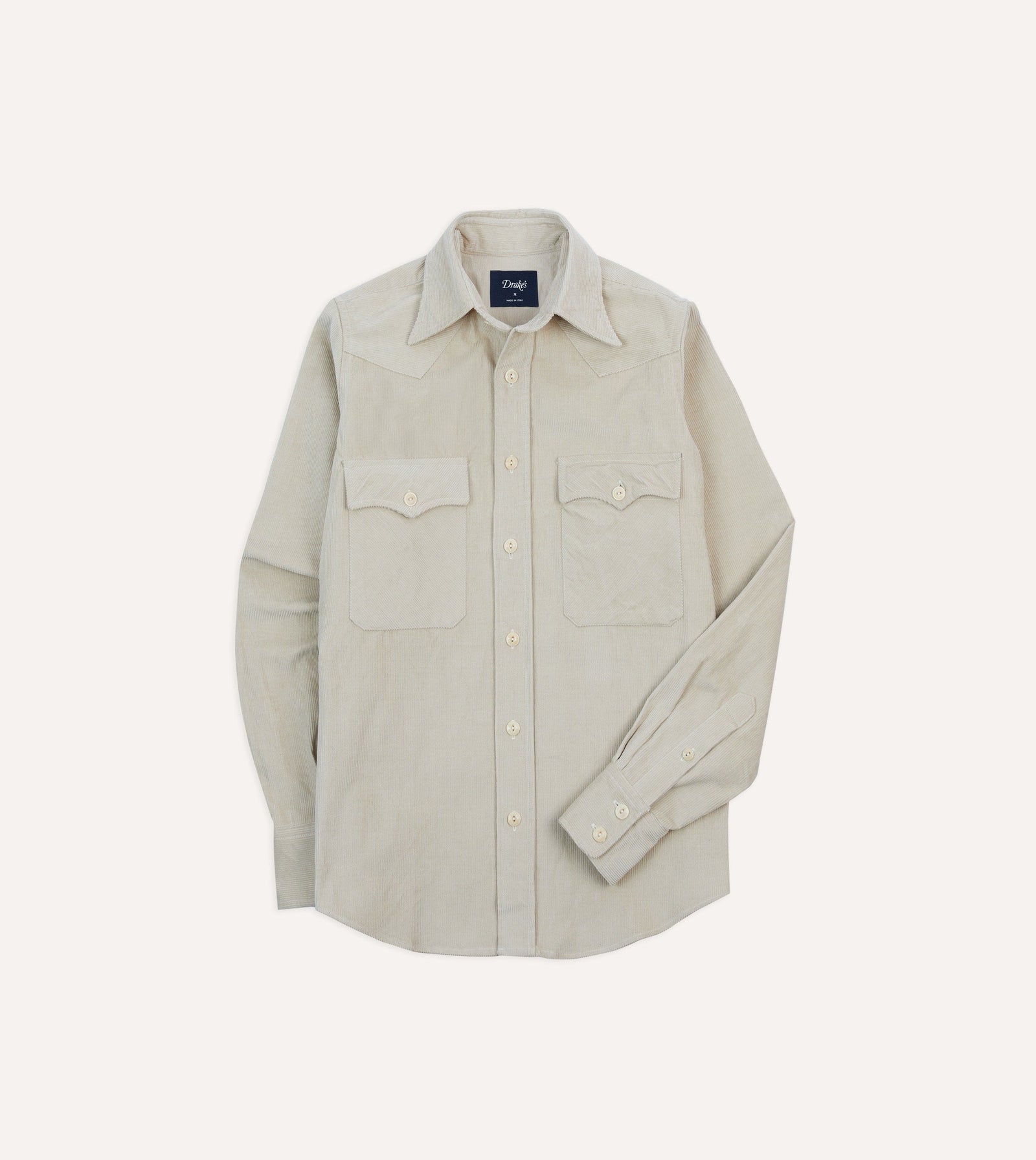 Corduroy Two Pocket Western Shirt