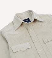 Corduroy Two Pocket Western Shirt