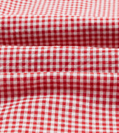 Red Gingham Check Two Pocket Western Shirt