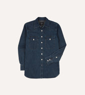 Rinse Denim Two Pocket Western Shirt