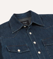 Rinse Denim Two Pocket Western Shirt