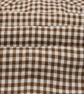 Gingham Check Linen Two Pocket Western Shirt
