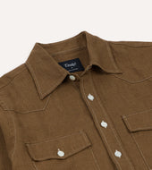 Linen Two Pocket Western Shirt