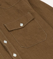 Linen Two Pocket Western Shirt