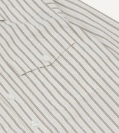 Stripe Cotton Two Pocket Western Shirt