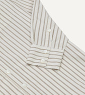 Stripe Cotton Two Pocket Western Shirt