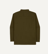 Cotton Mandarin Collar Popover Shirt
