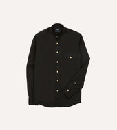 Cotton Mandarin Collar Shirt