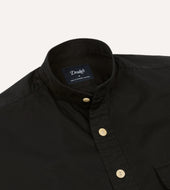 Cotton Mandarin Collar Shirt