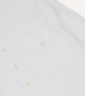 Linen Mandarin Collar Shirt