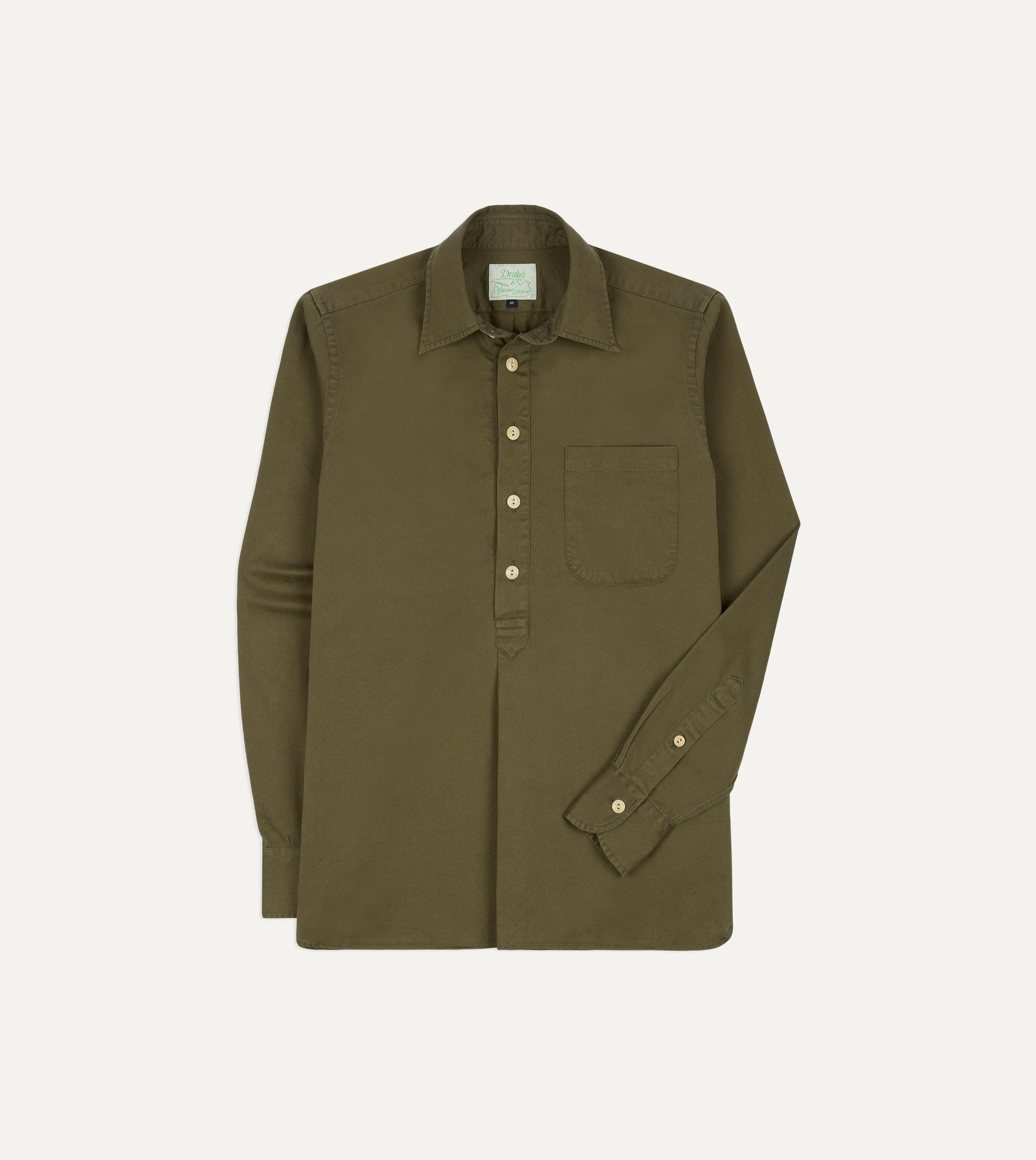 Drake S By A Levine Cotton Popover Shirt