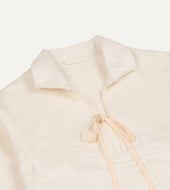 Cotton Tie Front Smock