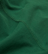 Green Cotton Crew Neck Hiking T Shirt