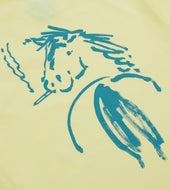 Horse Print Short Sleeve Hiking T Shirt
