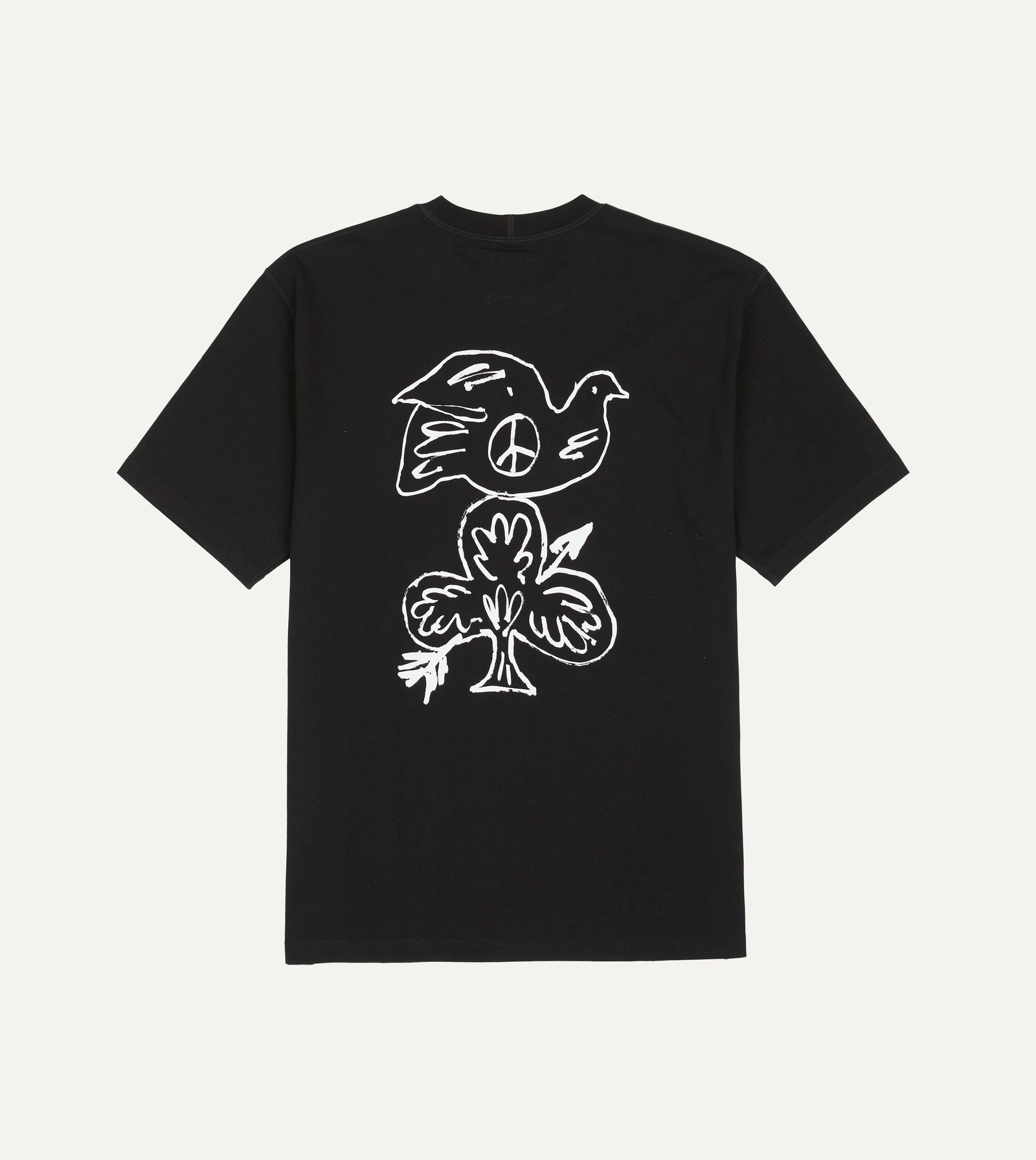 Drake S By A Levine Doodle Print Short Sleeve Hiking T Shirt