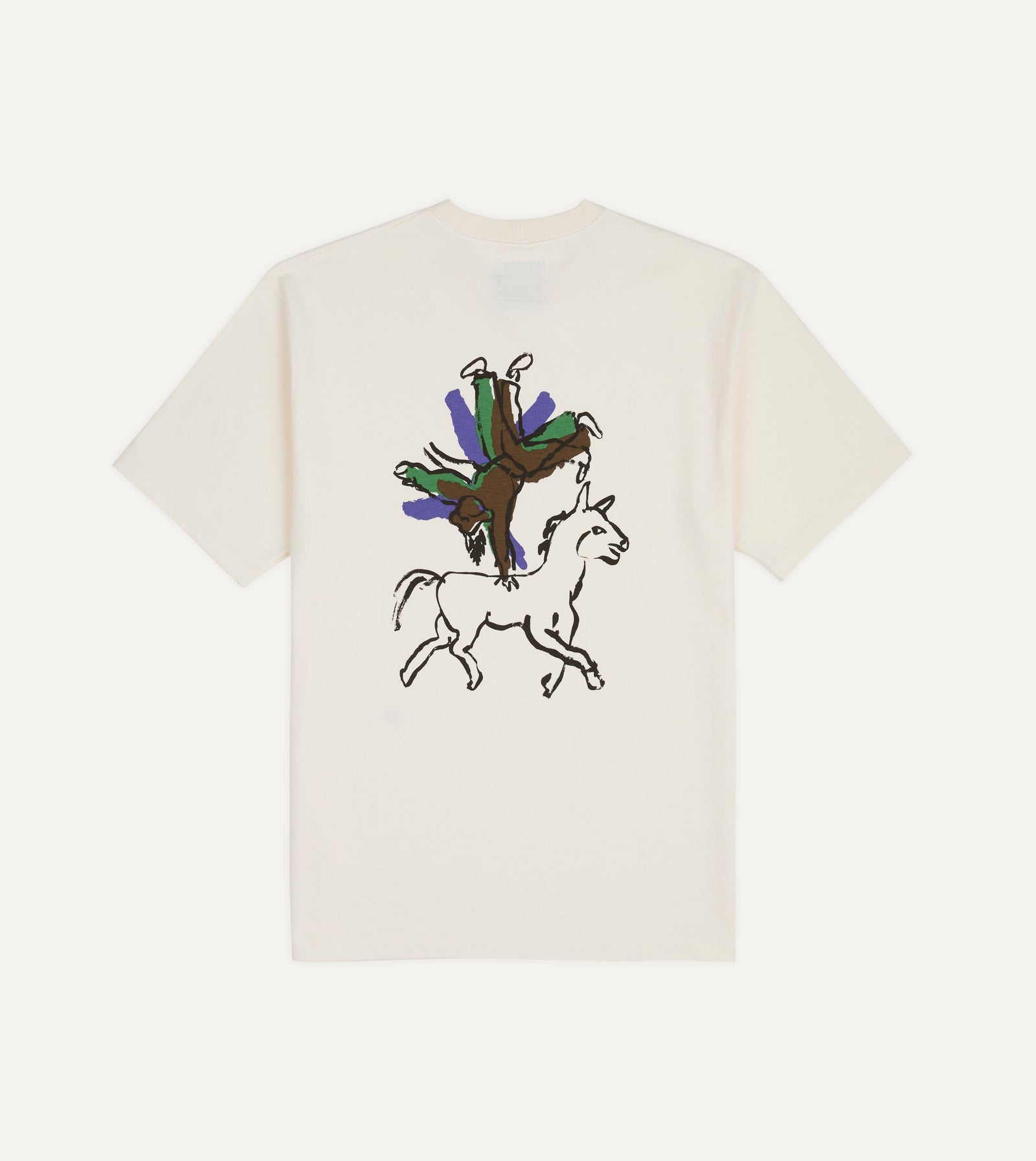 Drake S By A Levine Vaulting Print Short Sleeve Hiking T Shirt