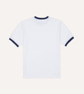 And Navy Tipped Ringer T Shirt