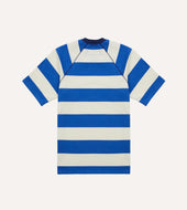 And White Stripe Raglan Sleeve Hiking T Shirt