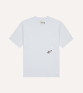 White 'Blackthorn' Embroidered Short-Sleeve Hiking T-Shirt