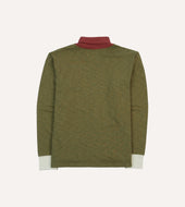Cotton Long Sleeve Roll Neck Hiking T Shirt