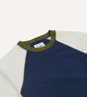And Ecru Long Sleeve Raglan T Shirt
