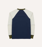 And Ecru Long Sleeve Raglan T Shirt